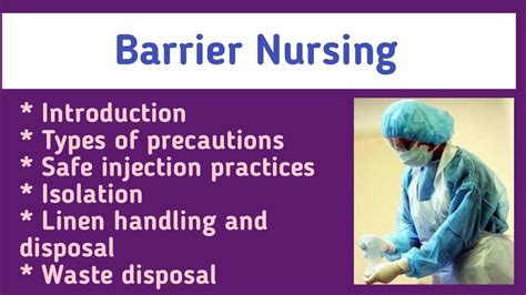 Barrier Nursing Nursingnotes Wonder Youtube