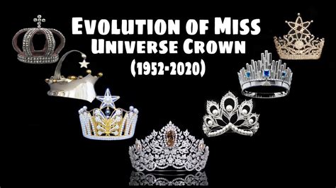 The Evolution Of Miss Universe Crown In History Youtube