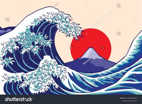 The Great Wave Off Kanagawa Hokusai