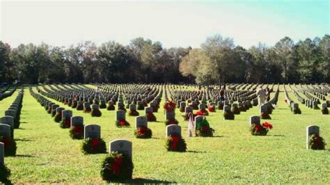 Wreaths Across America Ceremony At Florida National Cemetery In