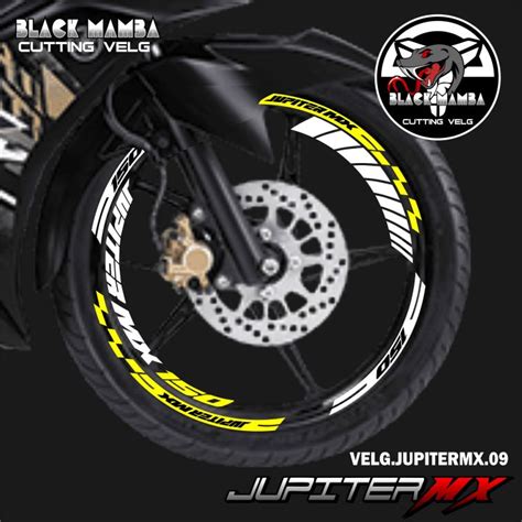 Cod Cutting Sticker Velg Jupiter Mx Stiker Lis List Variasi Ban