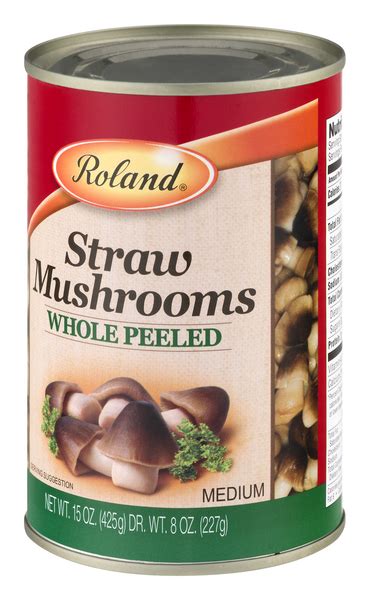 Peeled Straw Mushrooms Our Products Roland Foods