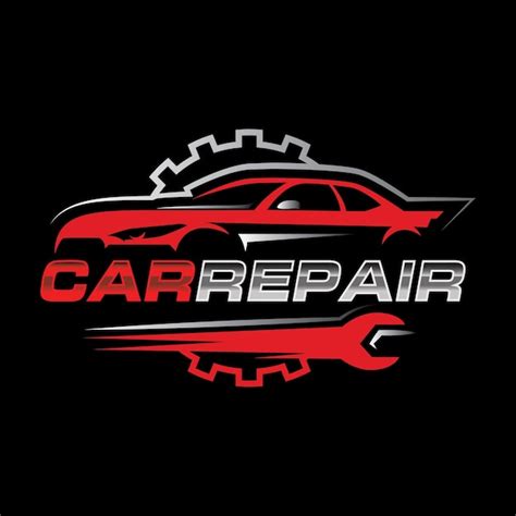 Premium Vector Minimalist Car Repair Logo Design Template Car Repair