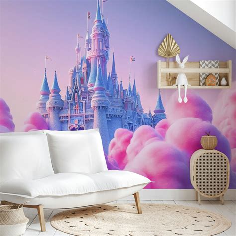 Buy Magical Fairy Castle Wallpaper Online - Happywall