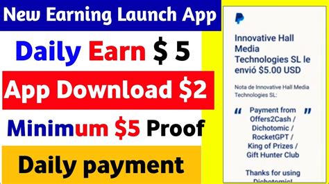 New Paypal Earning Apps Today Free Paypal Money New Earning