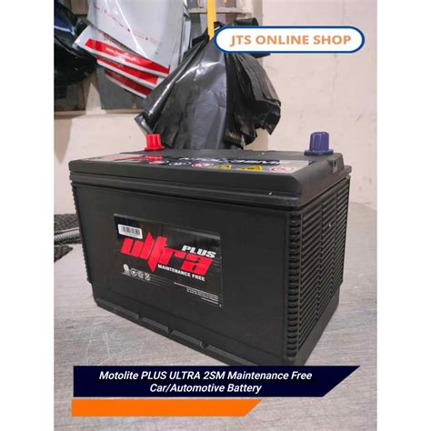 Motolite Plus Ultra 2sm Maintenance Free Carautomotive Battery Shopee Philippines