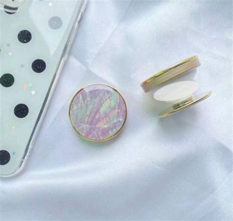 Gold Pearl Stand Accessory Ring PopSocket Mobile Phone Etsy