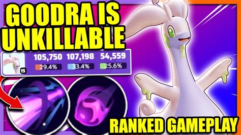 Goodra Is So Tanky First Ranked Gameplay Dragon Pulse Acid Spray