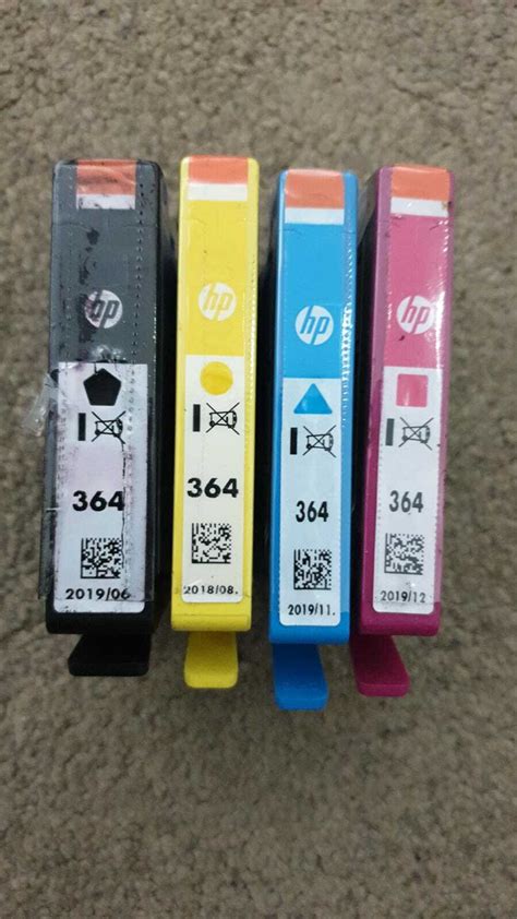 Genuine Hp 364 Ink Cartridges Black Cyan Magenta Yellow Free Uk Delivery 88989441908 Ebay