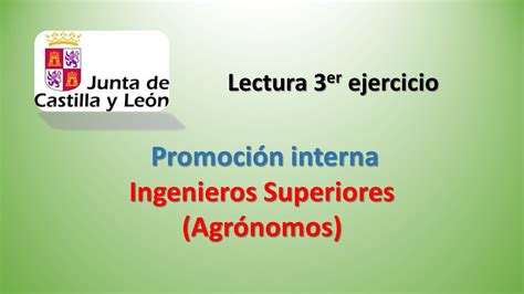 Fesp Ugt Zamora Jcyl Lectura Del Tercer Ejercicio De Ingenieros Superiores Agrónomos