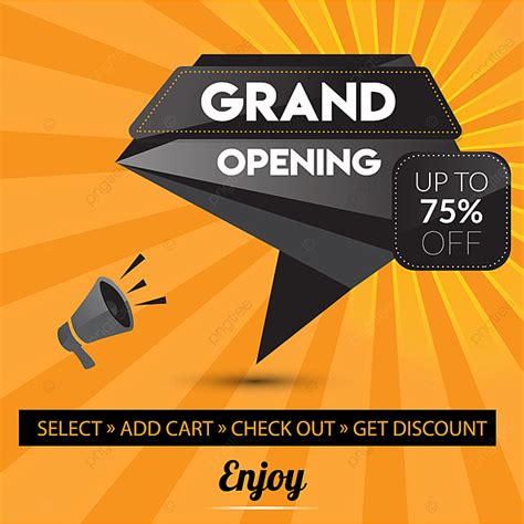 Grand Opening Sale Vector Art PNG Grand Opening Discount Sale Banner