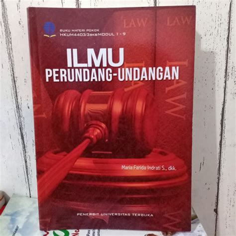 Jual Original Buku Ut Ilmu Perundang Undangan Ilper Maria Farida