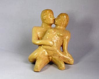 Nude Couple Statue Etsy