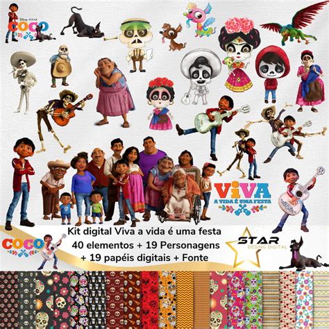 Kit Digital Viva A Vida Uma Festa Elo Produtos Especiais