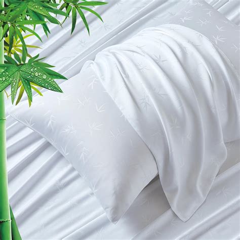 Yiyea 100 Viscose Derived From Bamboo Pillow Cases King