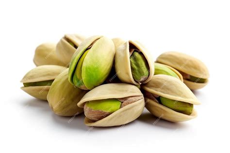 Premium Photo Pistachio Nuts Isolated On A White Backgroundgenerative Ai