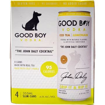 Good Boy Vodka The John Daly Cocktail Iced Tea & Lemonade | GotoLiquorStore