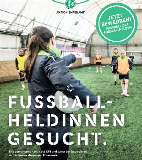 F Rderung Des Jungen Ehrenamts Bfv Sucht Wieder Fu Ballheld Innen