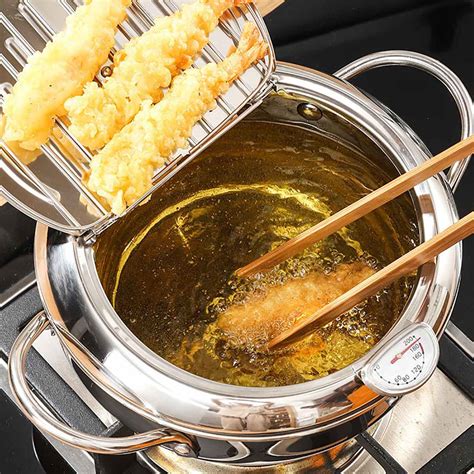 304 Roestvrij Staal Frituren Pot Keuken Tempura Fr Grandado