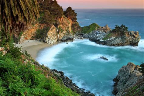 McWay Falls Sunset Photograph by Katherine Gendreau - Fine Art America