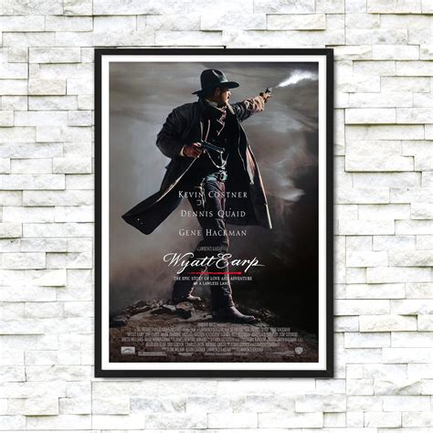 Wyatt Earp poster Wyatt Earp movie poster print with Kevin | Etsy