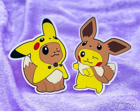 Pokemon Kawaii Stickers Etsy Pokemon Stickers Kawaii Stickers Pokemon