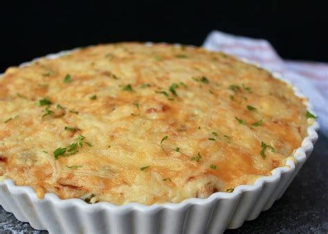 Pastel de coliflor gratinada con queso elaboración fácil y rápida