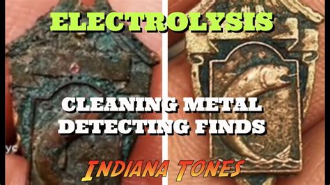 Electrolysis Cleaning Metal Detecting Finds Tutorial Youtube