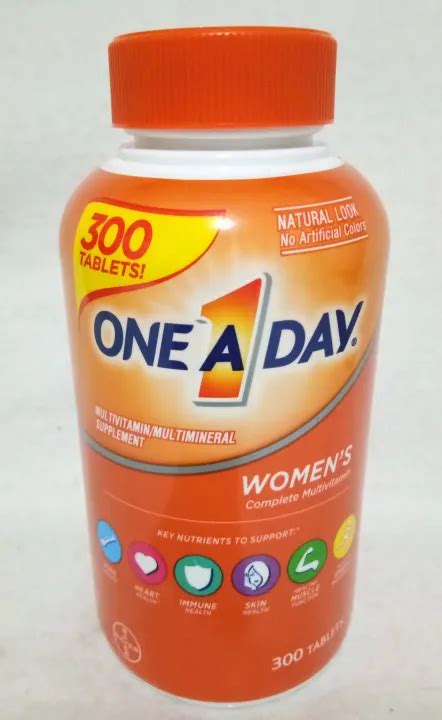 One A Day Womens Complete Multivitamin 300 Tablets Lazada Ph