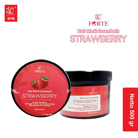 Syb Forte Hair Mask Creambath Gr Strawberry Lazada Indonesia