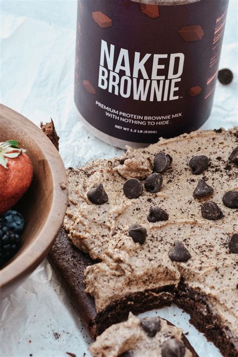 Naked Brownie With Coffee Frosting 50 The Oven Light