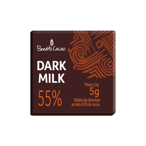 Tablete Dark Milk 55 Cacau 5g Loja Cacau Show