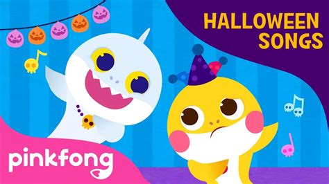 Ghost Baby Shark Canciones De Halloween Pinkfong Canciones