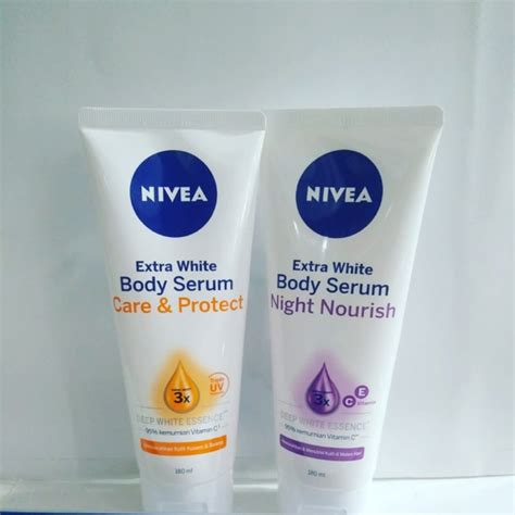 Jual PROMO Paket Nivea Extra White Body Serum Siang Care Protect