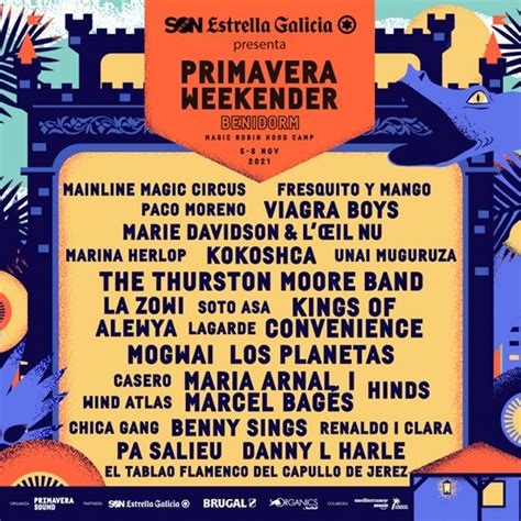 Primavera Weekender Anuncia Su Cartel Corrientes Circulares