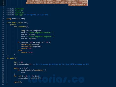 POO Visual C Aplicacion Clase GPS Tutorias Co