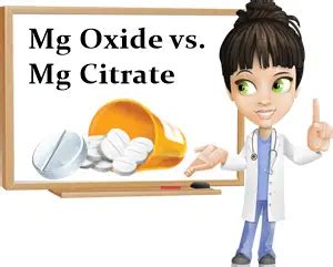 Magnesium Oxide vs Magnesium Citrate - NatureWord