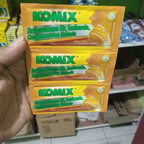 Obat Batuk Cair Komik Rasa Jahe Isi Sachet Lazada Indonesia