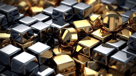 Premium AI Image | A pile of gold bars with one that says gold.