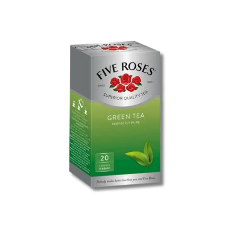 Green Tea Five Roses Pure Green Tea 20 Bags