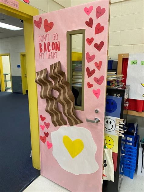 Valentine S Classroom Door Decor Don T Go Bacon My Heart