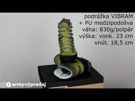 BOSP Ural Pro Lime vysoká turistická obuv 360 popis YouTube