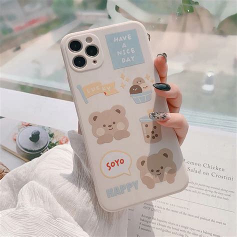 Brown Bear Kawaii Iphone Case Finishifystore