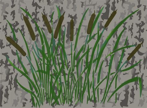 Cattail Duck Boat Camouflage Stencil Set Camo Stencils For Your