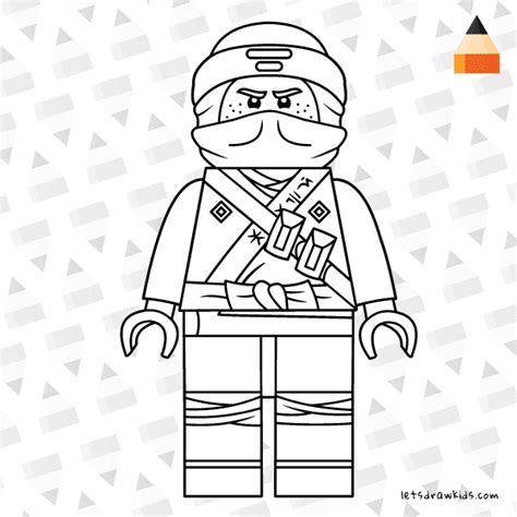 Learn How To Draw Lego Jay Walker Step By Step From The Lego Ninjago Movie