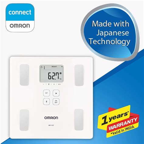 Omron Body Composition Monitor Hbf T With Bluetooth Connectivity At