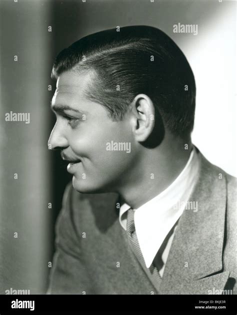 Clark Gable Portrait Stock Photo Alamy