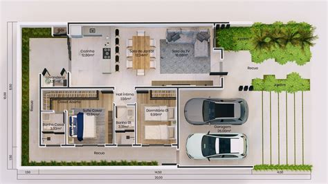 Planta De Casa 5x25 Térrea 3 Quartos O Guia Completo