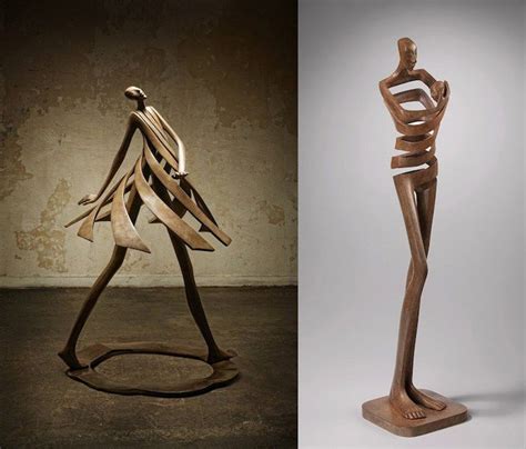 Geometría humana en bronce en la escultura de Isabel Miramontes