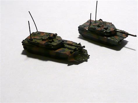 M Abrams M A Abrams With Mine Plow Micro Armor Minatures M